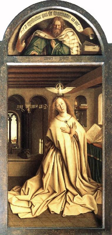 EYCK, Jan van Mary of the Annunciation Germany oil painting art